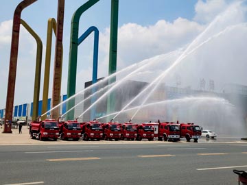 2020年5月31日新疆和田地區(qū)小型消防車(chē)項(xiàng)目圓滿(mǎn)交車(chē)！